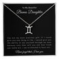 To My Beautiful Bonus Daughter | Zodiac Symbol Necklace