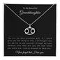 To My Beautiful Granddaughter | Zodiac Symbol Necklace