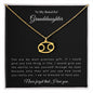 To My Beautiful Granddaughter | Zodiac Symbol Necklace