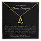 To My Beautiful Bonus Daughter | Zodiac Symbol Necklace