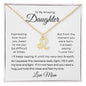To My Amazing Daughter | Zodiac Symbol Necklace