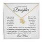 To My Amazing Daughter | Zodiac Symbol Necklace