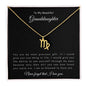 To My Beautiful Granddaughter | Zodiac Symbol Necklace