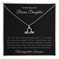 To My Beautiful Bonus Daughter | Zodiac Symbol Necklace