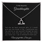 To My Beautiful Granddaughter | Zodiac Symbol Necklace