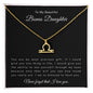 To My Beautiful Bonus Daughter | Zodiac Symbol Necklace