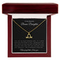 To My Beautiful Bonus Daughter | Zodiac Symbol Necklace