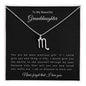 To My Beautiful Granddaughter | Zodiac Symbol Necklace