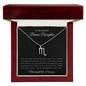To My Beautiful Bonus Daughter | Zodiac Symbol Necklace
