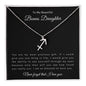 To My Beautiful Bonus Daughter | Zodiac Symbol Necklace