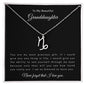 To My Beautiful Granddaughter | Zodiac Symbol Necklace