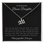 To My Beautiful Bonus Daughter | Zodiac Symbol Necklace