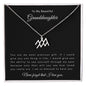 To My Beautiful Granddaughter | Zodiac Symbol Necklace