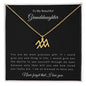To My Beautiful Granddaughter | Zodiac Symbol Necklace