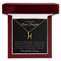 To My Beautiful Bonus Daughter | Zodiac Symbol Necklace
