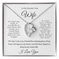 To My Smokin' Hot Wife | Forever Love Necklace