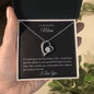 To My Beautiful Mom | Forever Love Necklace