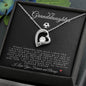To My Granddaughter | Forever Love Necklace | Soccer