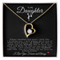 To My Daughter | Forever Love Necklace | Cheerleader