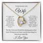 To My Smokin' Hot Wife | Forever Love Necklace