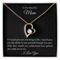 To My Beautiful Mom | Forever Love Necklace