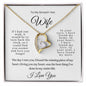 To My Smokin' Hot Wife | Forever Love Necklace