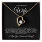 To My Beautiful Wife | Forever Love Necklace