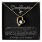 To My Granddaughter | Forever Love Necklace | Cheerleader