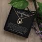 To My Granddaughter | Forever Love Necklace | Cheerleader
