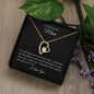 To My Beautiful Mom | Forever Love Necklace
