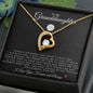 To My Granddaughter | Forever Love Necklace | Volleyball