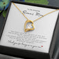To My Amazing Bonus Mom | Forever Love Necklace | Son-In-Law
