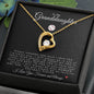 To My Granddaughter | Forever Love Necklace | Softball