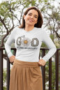 With God All Things Are Possible | Unisex Jersey Long Sleeve Tee | Ladies