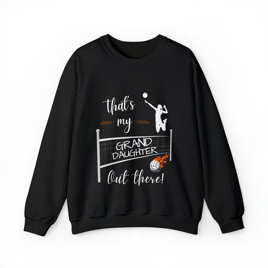 Unisex Heavy Blend™ Crewneck Sweatshirt (Volleyball - Grandfather)