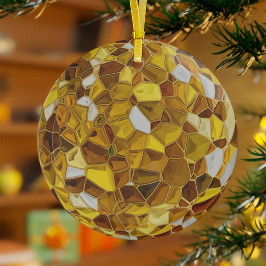 Gold Stained Glass | Glass Ornaments