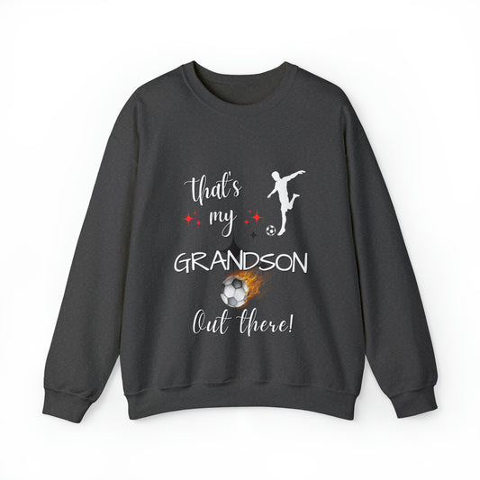 Unisex Heavy Blend™ Crewneck Sweatshirt (Soccer - Grandmother)