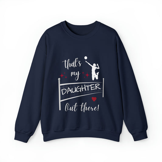 Unisex Heavy Blend™ Crewneck Sweatshirt (Volleyball - Mom)