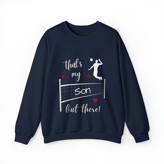 Unisex Heavy Blend™ Crewneck Sweatshirt (Volleyball - Mom)