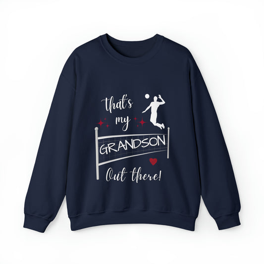 Unisex Heavy Blend™ Crewneck Sweatshirt (Volleyball - Grandmother)