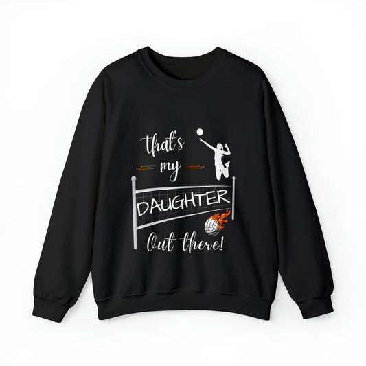 Unisex Heavy Blend™ Crewneck Sweatshirt (Volleyball - Dad)