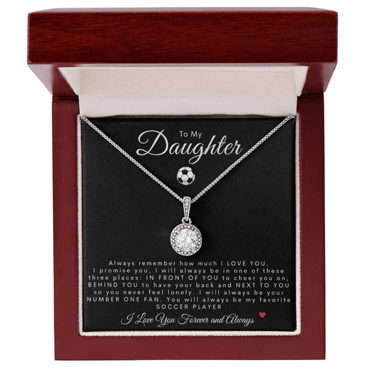 To My Daughter | Eternal Hope Necklace | Soccer