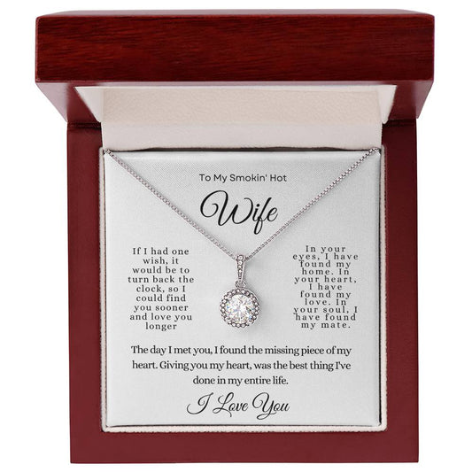 To My Smokin' Hot Wife | Eternal Hope Necklace