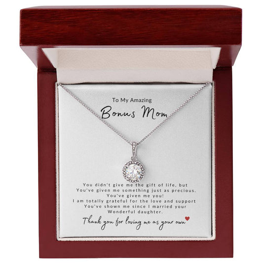 To My Amazing Bonus Mom | Eternal Hope Necklace | Son-In-Law