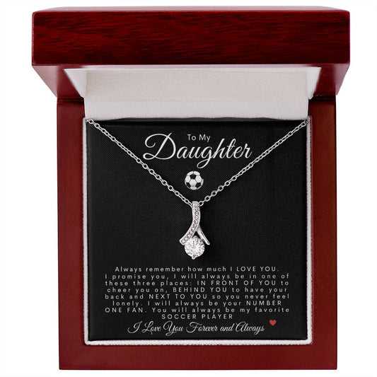 To My Daughter | Alluring Beauty Necklace | Soccer