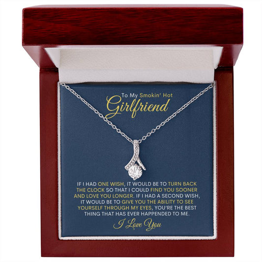 To My Smokin' Hot Girlfriend | Alluring Beauty Necklace