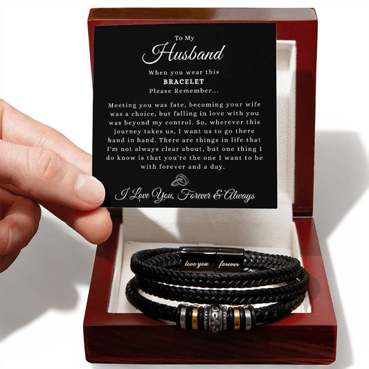 To My Husband | Love You Forever Bracelet